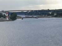 Nord-Ostseekanal bei der Ausfahrt in der Kieler Fjörde