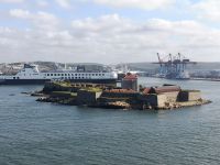 Einfahrt nach Göteborg, Festung Nya Älfsborg