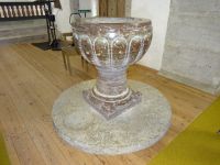 Kirche von Martebo: Taufstein