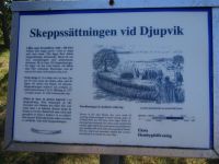 Gotland: Rundfahrt: Djupvik: Jungbronzezeitliche Schiffssetzung