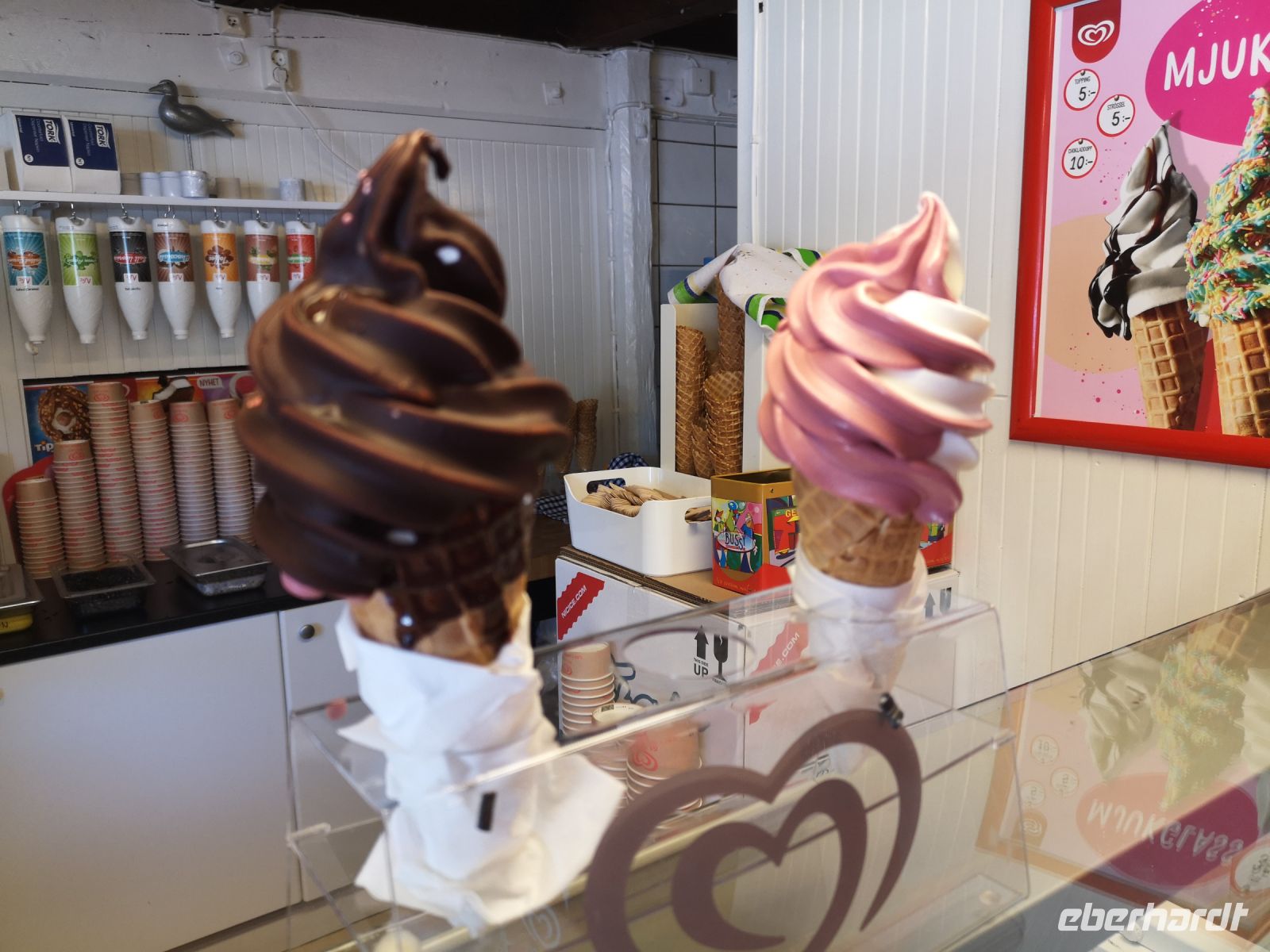 Softeis mit Variationen