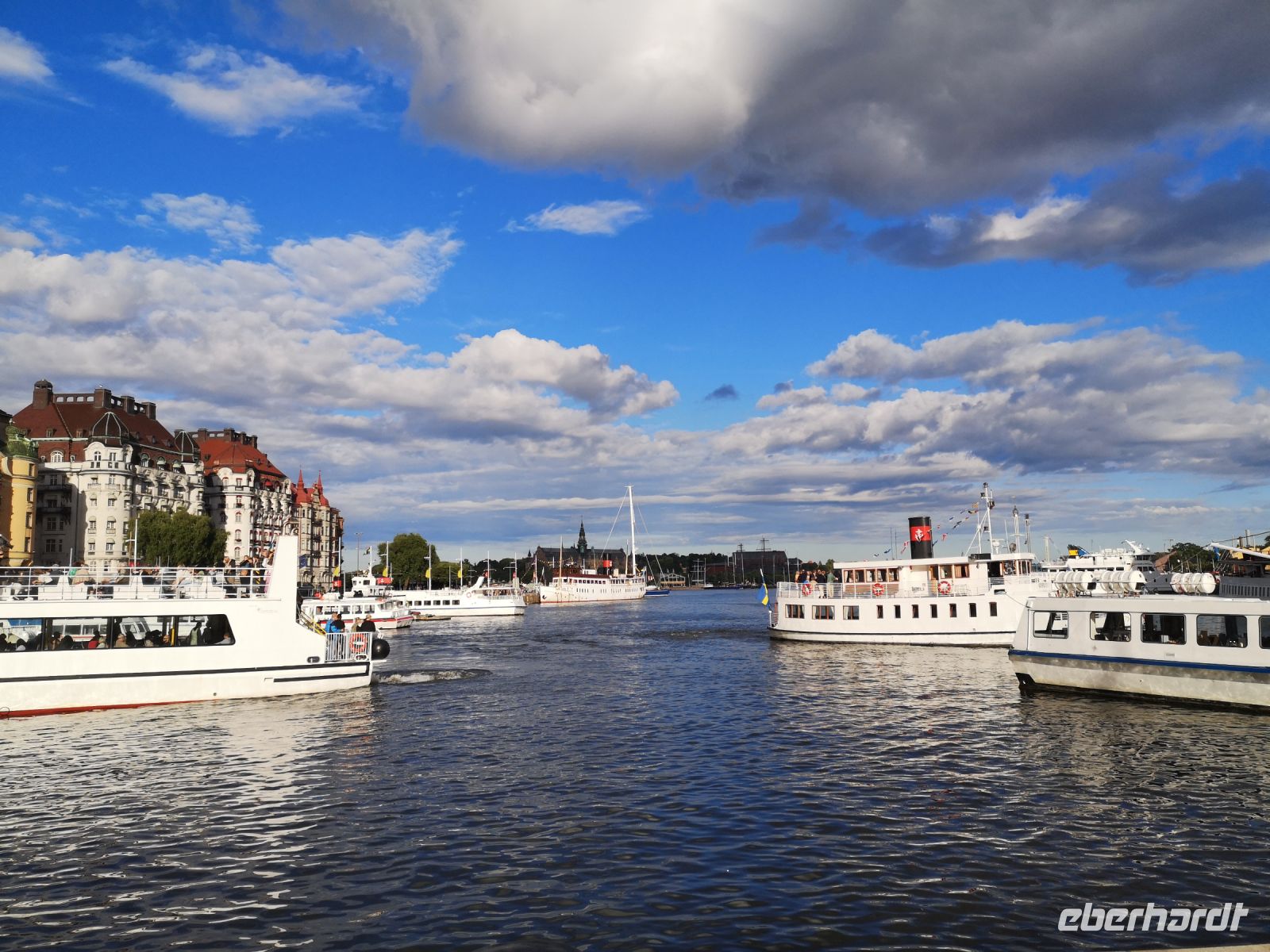 Ausfahrt zu den Schären in Stockholm