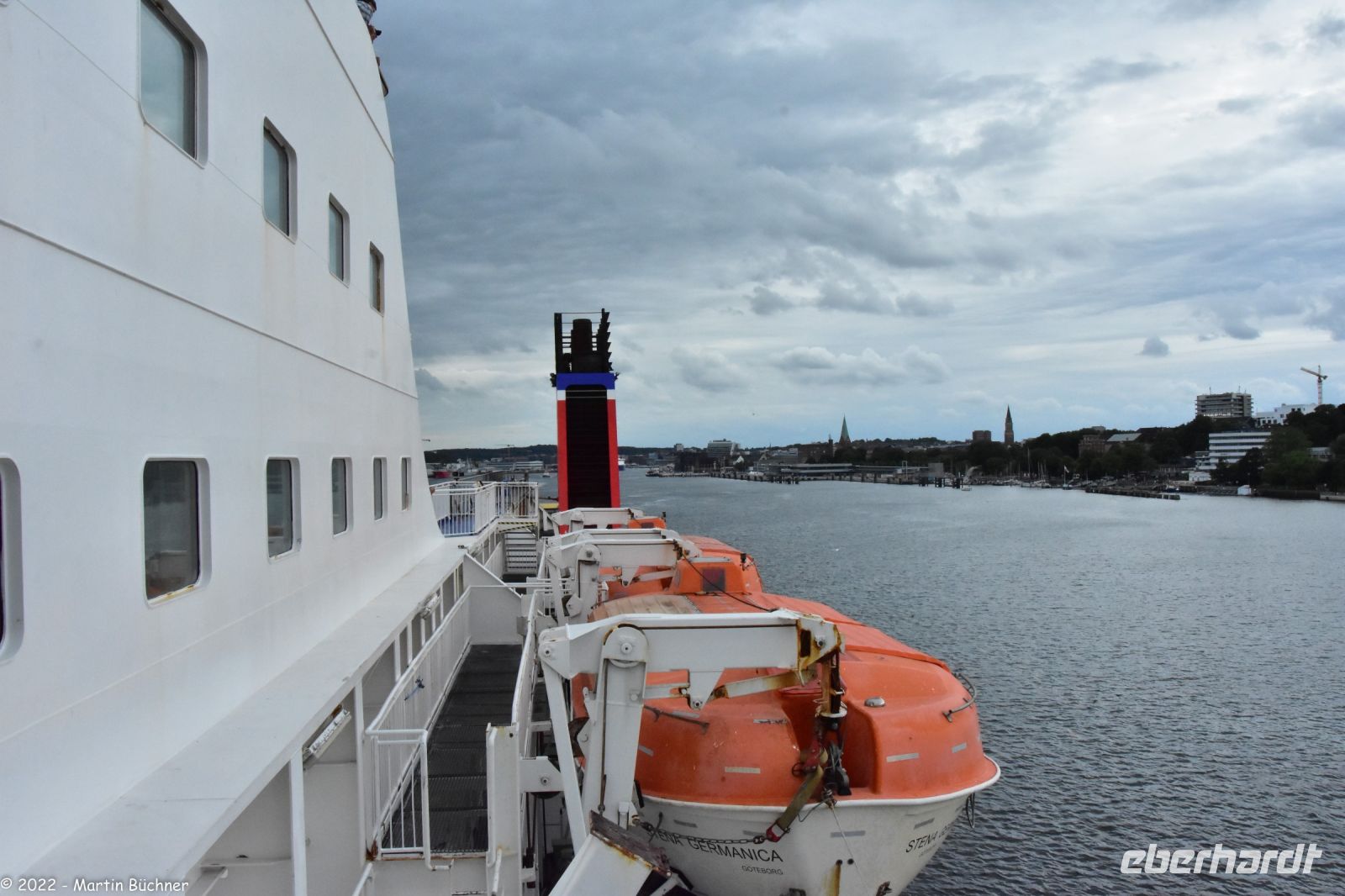 Ausfahrt aus der Kieler Förde mit der Stena Line