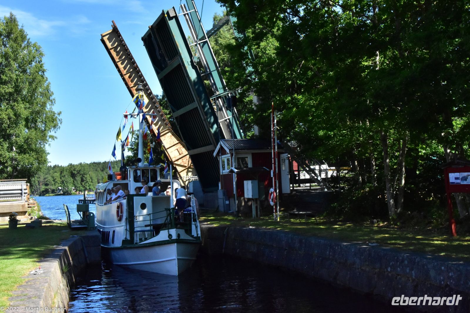 M/S Storholmen auf dem Dalsland Kanal
