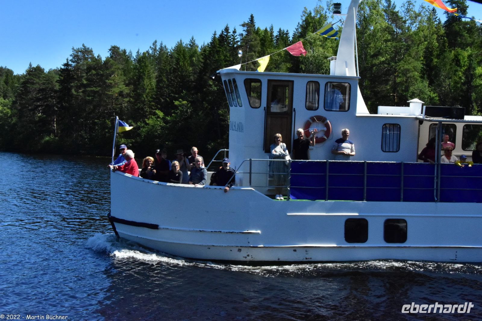 M/S Storholmen auf dem Dalsland Kanal