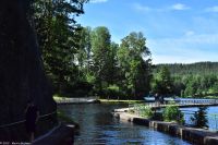 M/S Storholmen auf dem Dalsland Kanal in Håverud