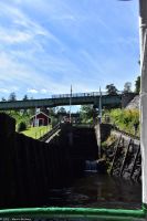 M/S Storholmen auf dem Dalsland Kanal in Håverud
