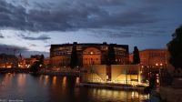 Sommerliches Stockholm (Weiße Nächte) - Riksdagen - Reichstag
