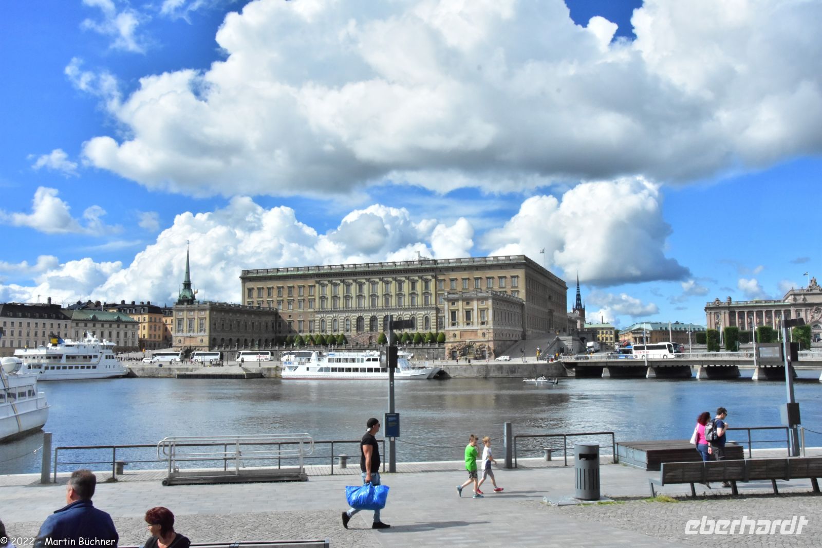Sommerliches Stockholm - Königlicher Palast