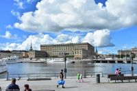 Sommerliches Stockholm - Königlicher Palast