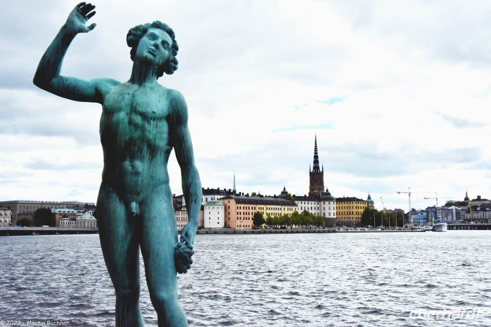 Am Stadshuset - Blick nach Riddarholmen