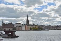 Am Stadshuset - Blick nach Riddarholmen