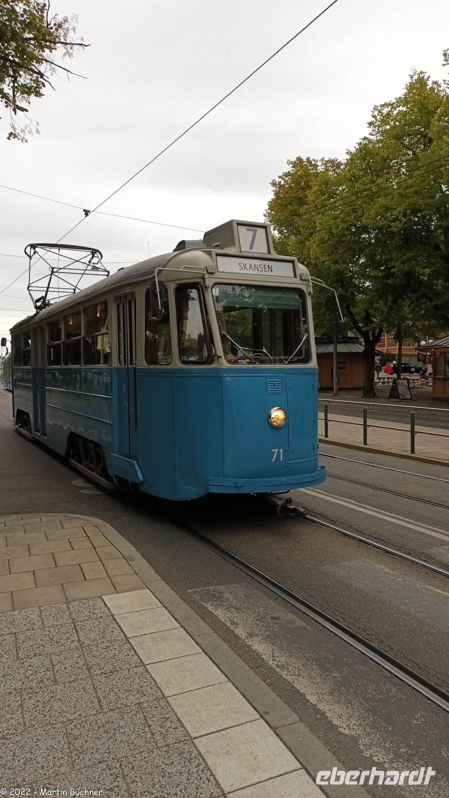 Historische Straßenbahn in Djurgården