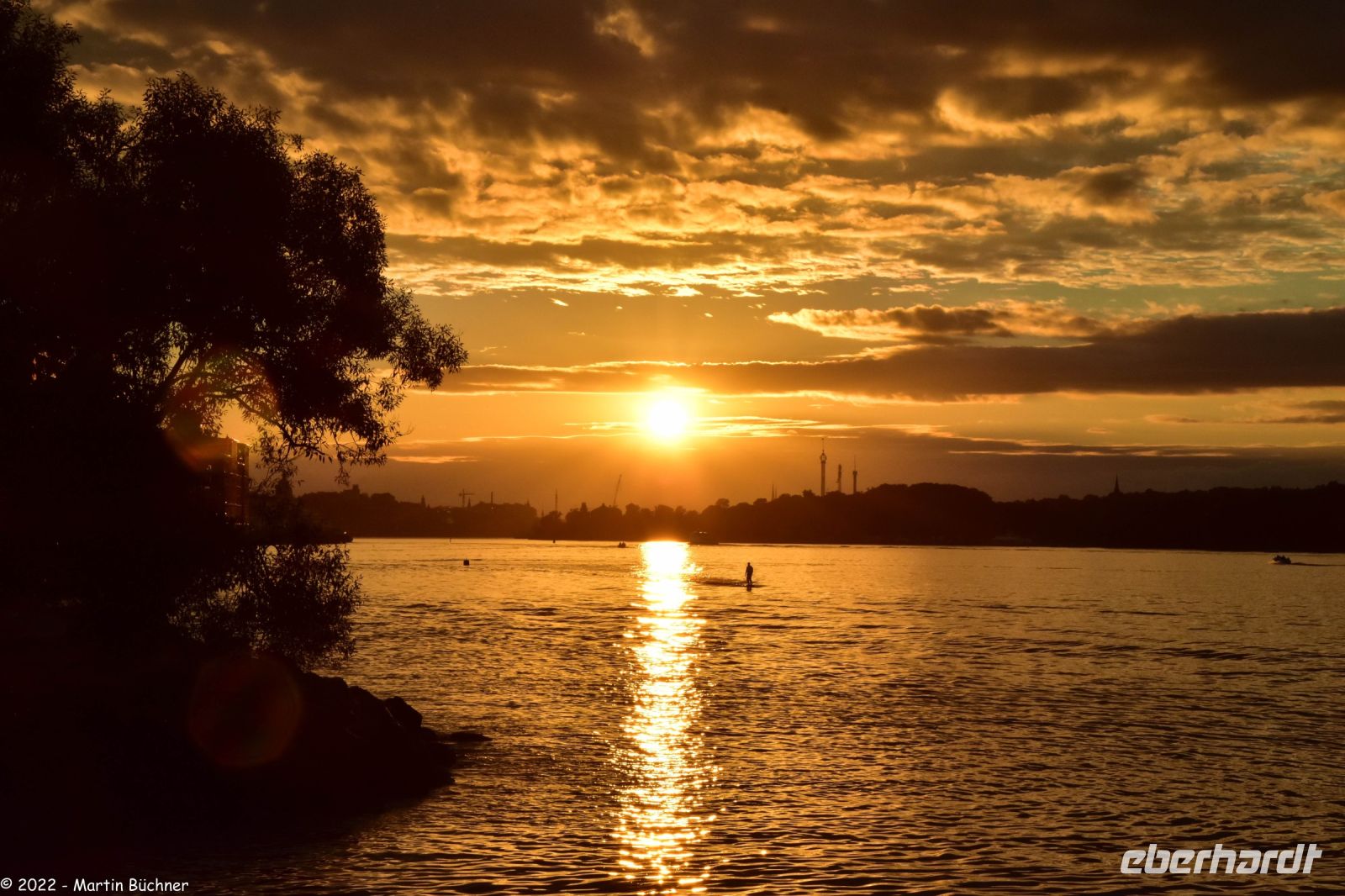 Stockholm im Sonnenuntergang