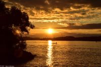 Stockholm im Sonnenuntergang