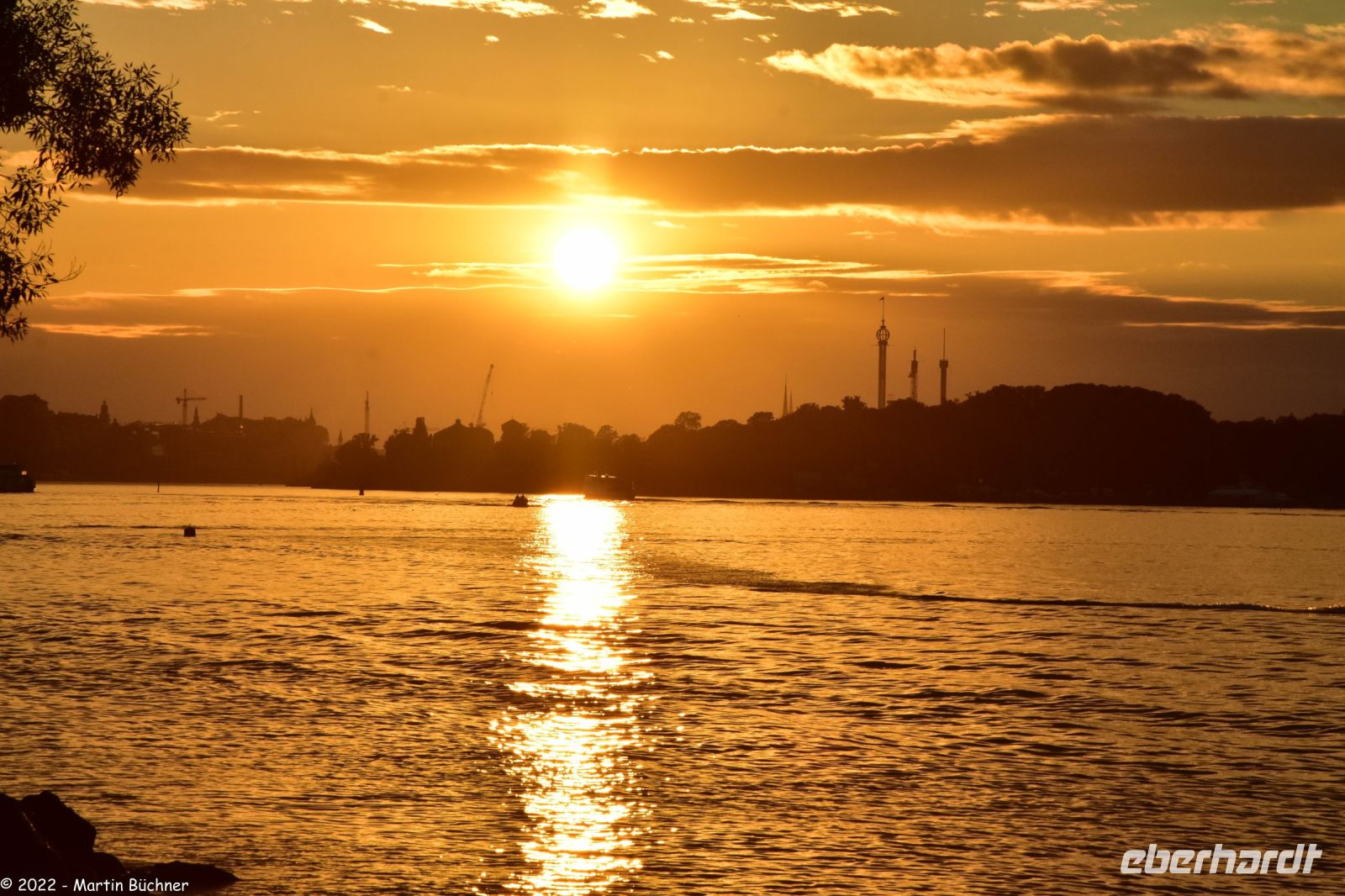 Stockholm im Sonnenuntergang