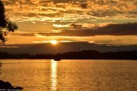 Stockholm im Sonnenuntergang