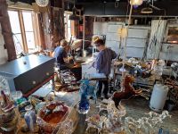 035 Stockholm Skansen Glasbläserei