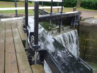 Schleuse am Götakanal bei Berg