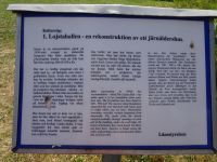 Lojsta: rekonstruiertes eisenzeitliches Langhaus