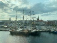 So sahen Fähren früher aus! EIn Teilnehmer der Kieler Woche...