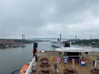 EInfahrt nach Göteborg durch die Älvsborgsbrücke