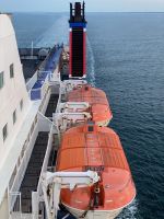 Blick auf die dänische Küste und zurück nach Süden