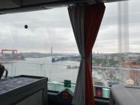 Zwei Wahrzeichen – Eriksbergkran 84m und Karlatornet 245m hoch