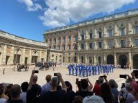 Wachablösung vor dem königlichen Schloss