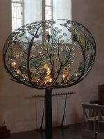 Glaskunst in Kirche Vaxjö