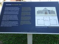 Drottningholm: Park: Zelt der Garde: Beschreibung