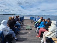 088 Schweden Auf dem Lastenkahn