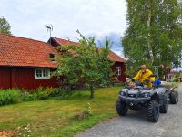 082 Schweden Harstena - das einzige Fahrzeug gehört dem Weihnachtsmann