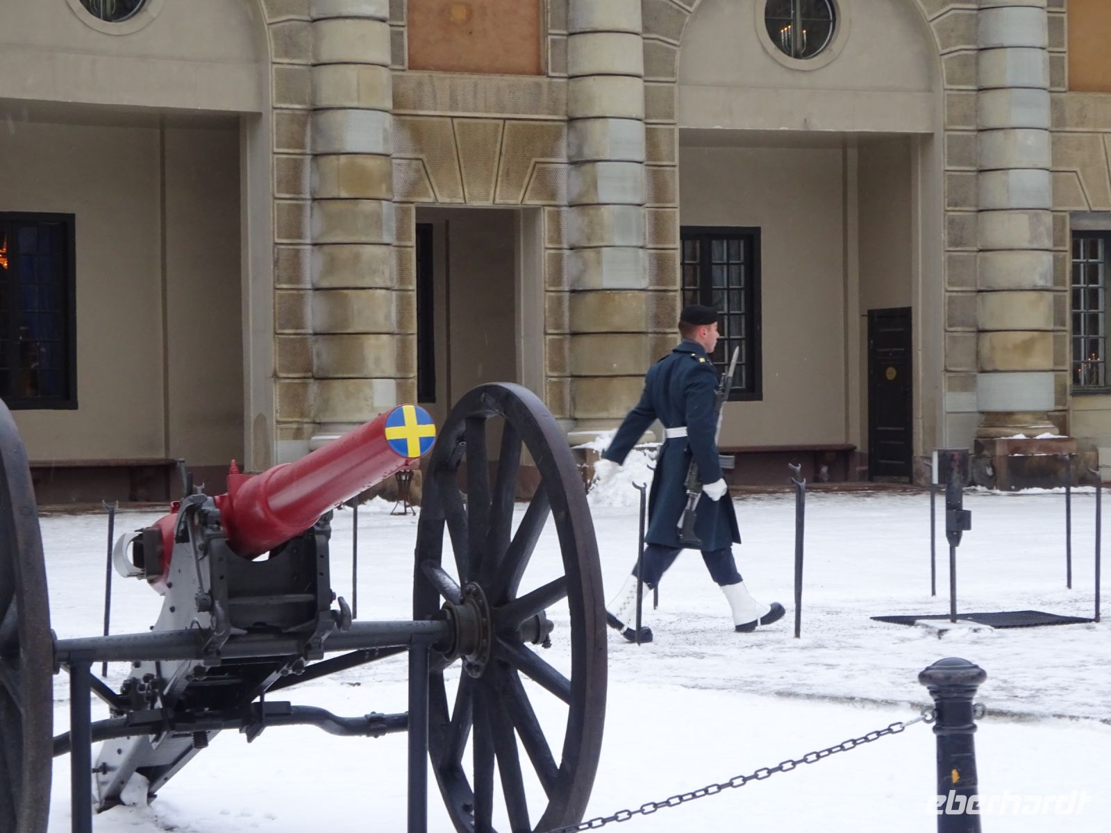 Stockholm: Königliches Schloss: Hof