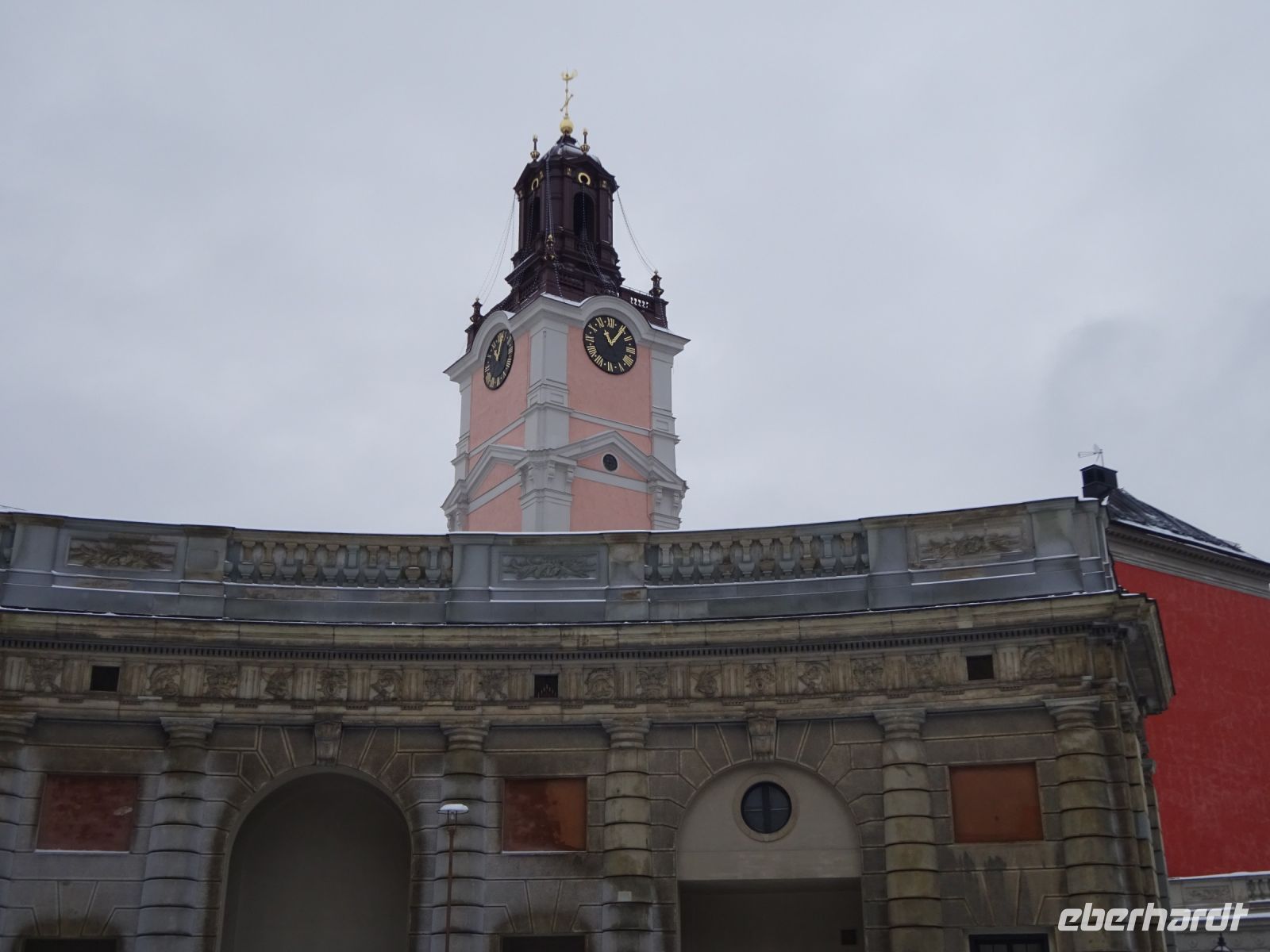 Stockholm: Königliches Schloss und Turm der Kathedrale