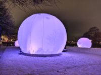 Abendrundgang in Stockholm: Lichtershow