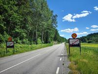 2220 auf dem Ostküstenradweg „Kustlinjen“ Richtung Västervik unterwegs
