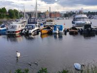 Stockholm. Gegenüber unser Hotel