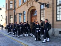 Stockholm. Warten auf den Feierabend