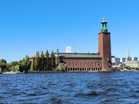Stockholm. Unter den Brücken - am Stadshuset