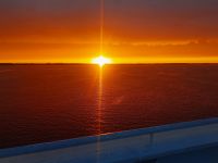 Schweden Rad 2024: Sonnenuntergang auf der Ostsee auf 