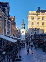 Schweden Rad 2024: Linköpping abends Stora Torget