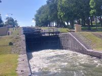 Schweden Rad 2024: Götakanal - Schleuse Berg (7-stufig)