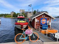 Vaxholm. Hafen und Castell