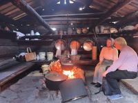 Stockholm. Midsommar in Skansen. Im Dorf