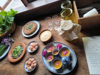 Stockholm. Midsommar in Skansen. Im Dorf