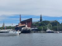 Schweden Rad 2024: Stockholm - Blick von Skeppsholnen zum Wasa-Museum