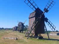 Schweden Rad 2024: Insel Øland - Windmühlen von Lerkaka