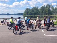 Schweden Rad 2024: Die letzten Blicke vor dem Verladen der Räder 