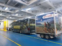 Schweden Rad 2024: Unser Busparplatz auf der Fähre